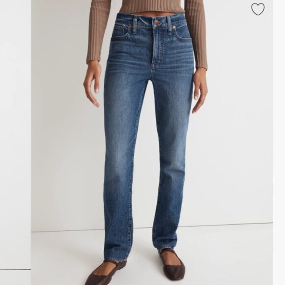 NWT Madewell The Perfect Vintage Jean High Rise Decatur Wash Size 24 NM182 - Picture 1 of 4